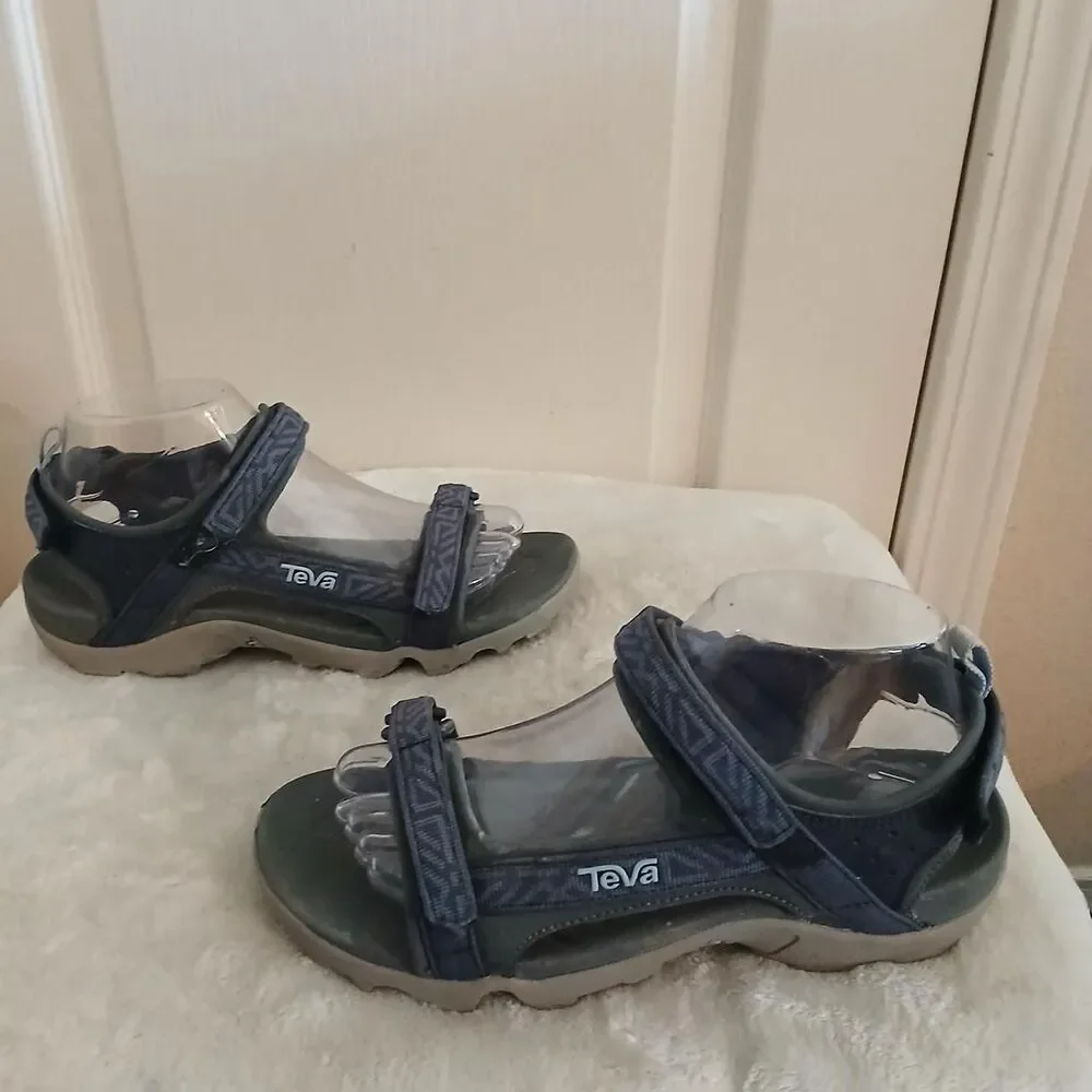 Teva Tanza Sandals Griffith Total Eclipse Navy Blue US M 7 W 9 EU 40 Gorpcore